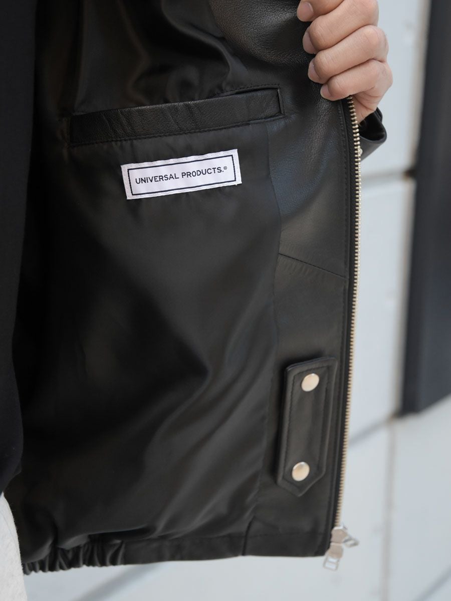 LEATHER BLOUSON[BLACK] | 1LDK (ワンエルディーケー) 公式サイト