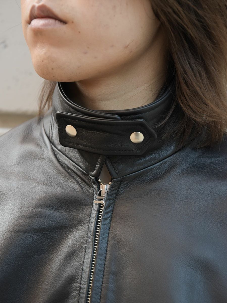 UNIVERSAL PRODUCTS LEATHER BROUSON サイズ3 UNIVERSAL PRODUCTS.” LEATHER BlOUSON” | Lapel online store