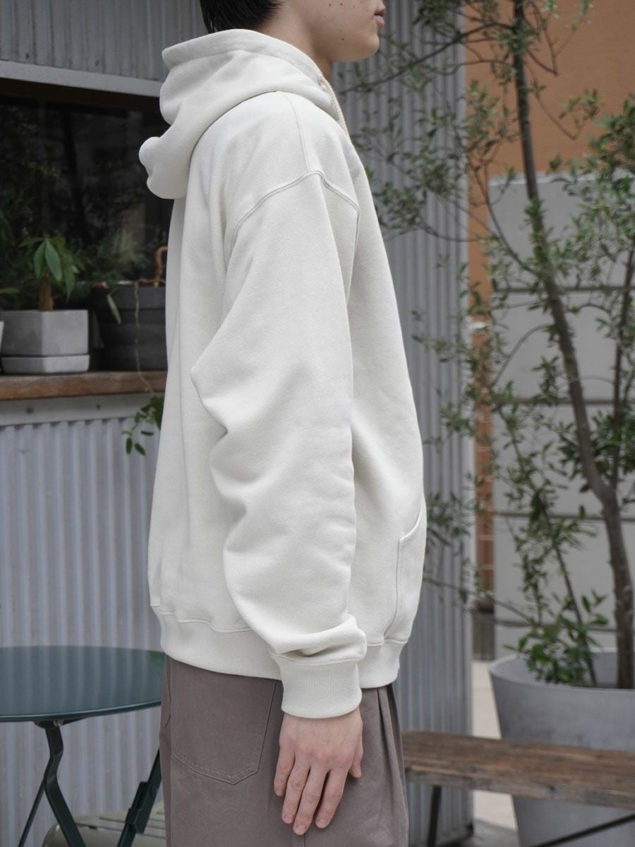 COTTON ZIP UP HOODIE[IVORY] | 1LDK (ワンエルディーケー) 公式サイト