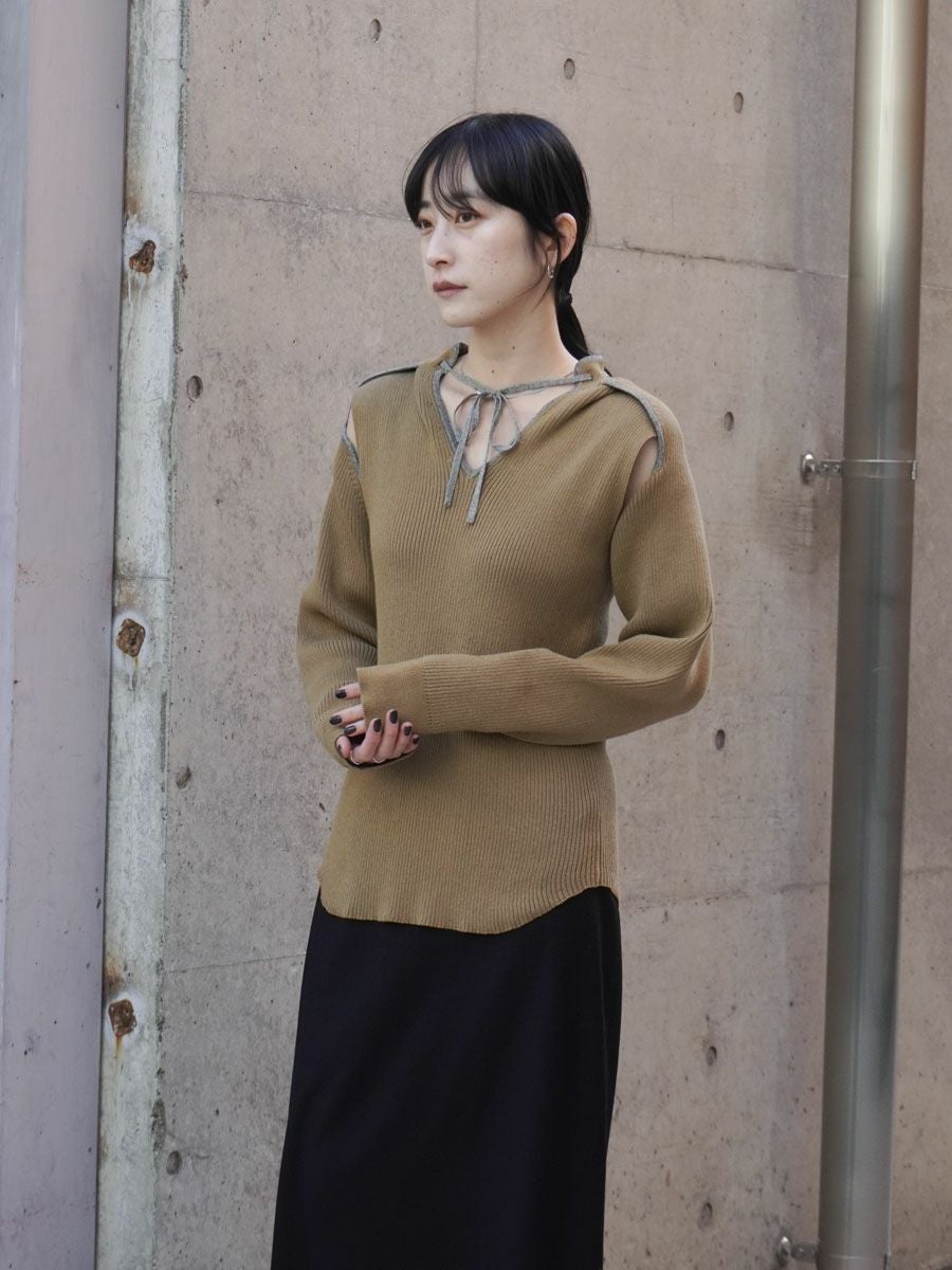 TAN ニット Men's Wool Half Zip | Jenni Kayne