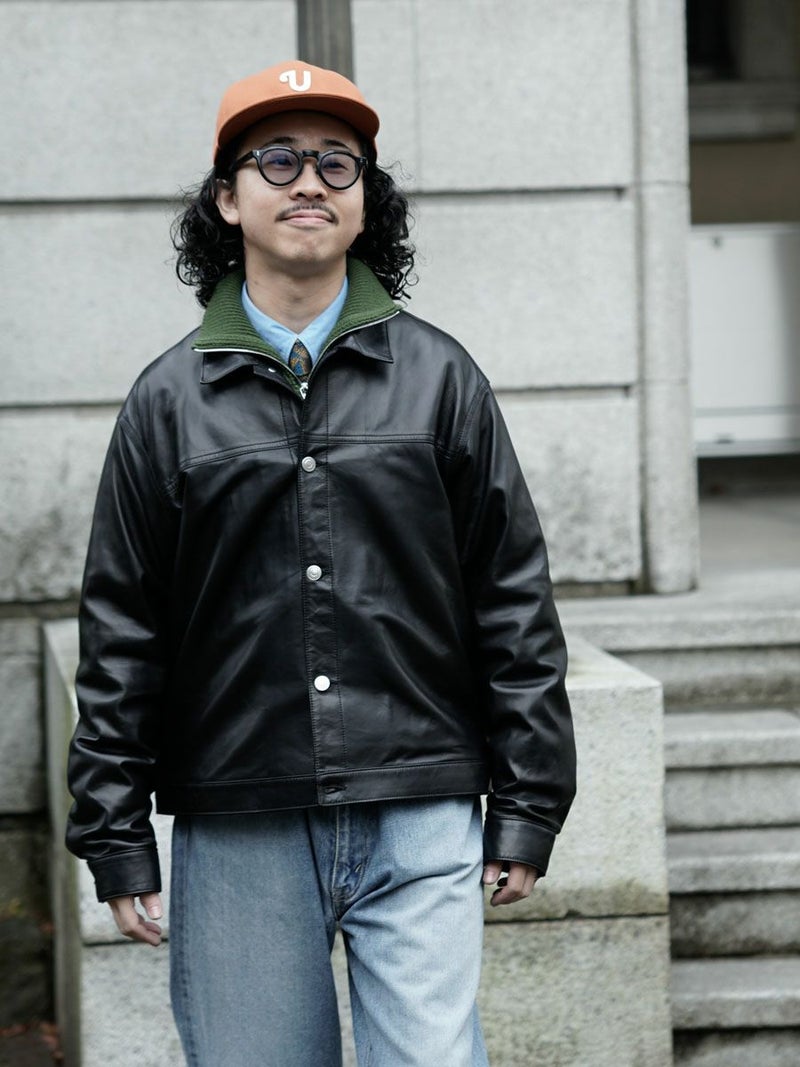 Unlikely Zero Leather Trucker JKT[BLACK] | 1LDK (ワンエルディー 