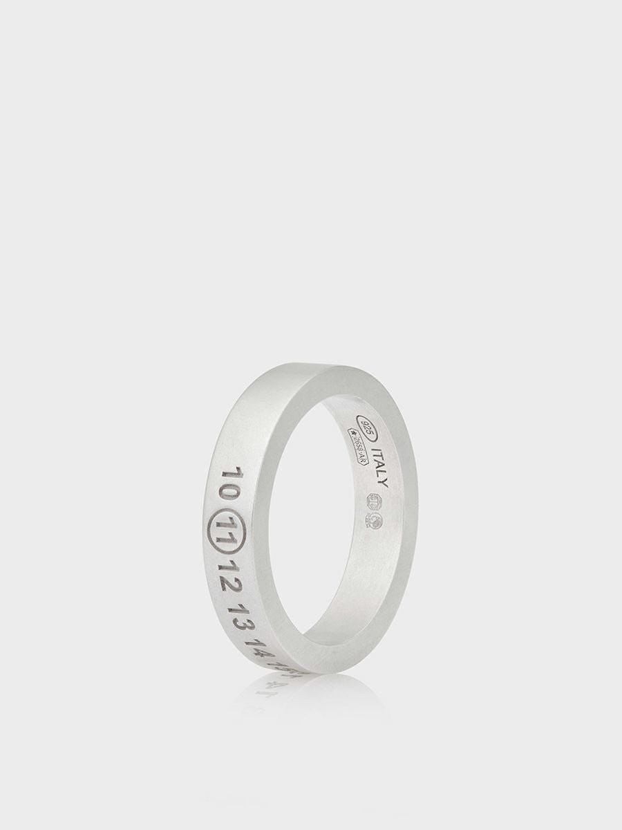 NUMBER REFERENCE RING 4mm[SILVER] | 1LDK (ワンエルディーケー) 公式