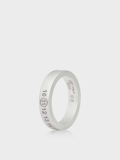NUMBER REFERENCE RING 4mm[SILVER] | 1LDK (ワンエルディーケー) 公式 