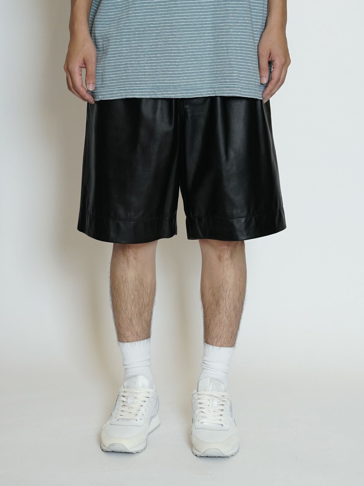LEATHER EASY SHORTS[BLACK] | 1LDK (ワンエルディーケー) 公式サイト