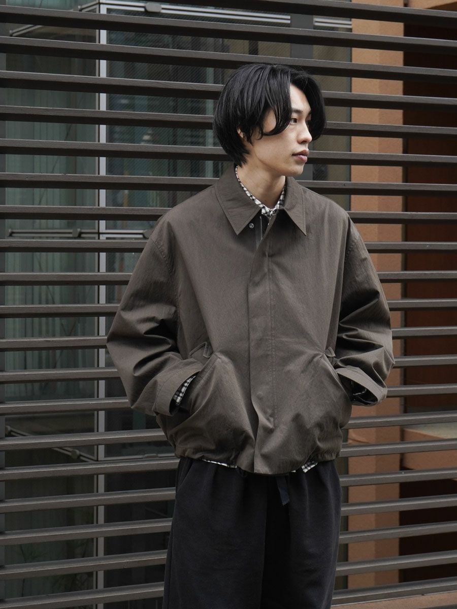 STUDIO NICHOLSON レザーアノラック size M SHORT ANORAK JACKET[PEAT] | 1LDK (ワンエルディーケー) 公式サイト