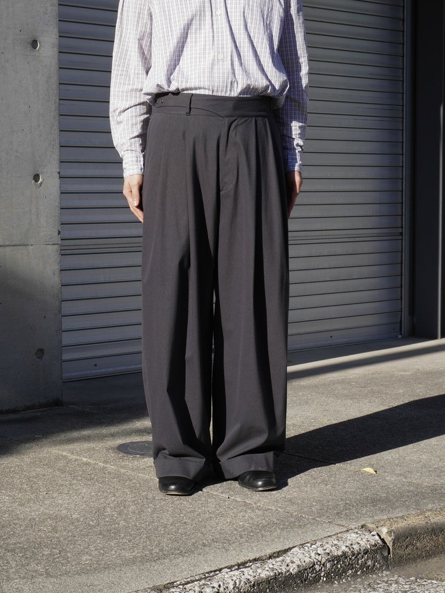 46G SOLARO Gurkha Pants[CHARCOAL BLACK] | 1LDK (ワンエルディーケー