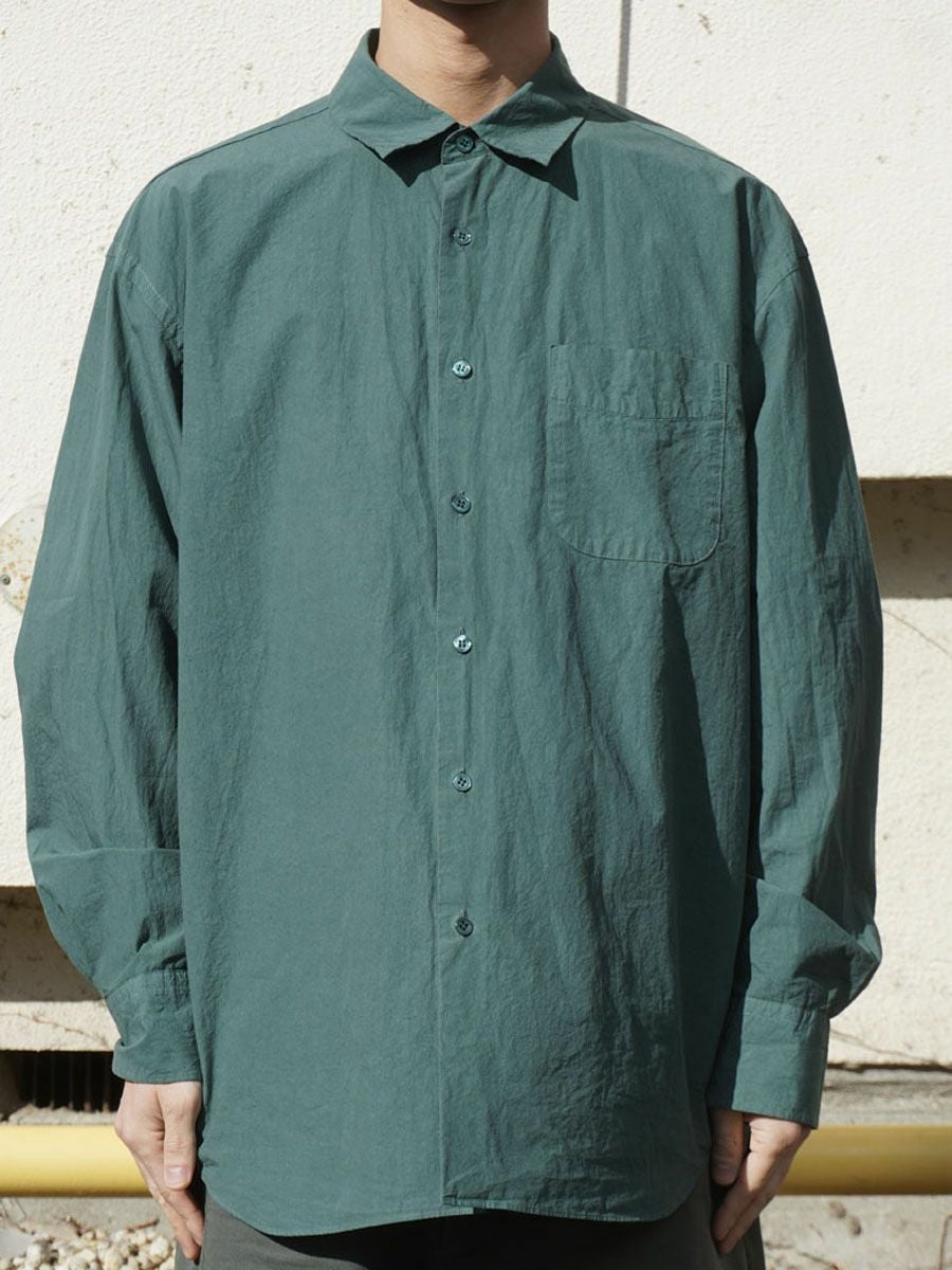 【期間限定】everyone regular collar shirt REGULAR COLLAR SHIRT[GREEN] | 1LDK (ワンエルディーケー) 公式サイト