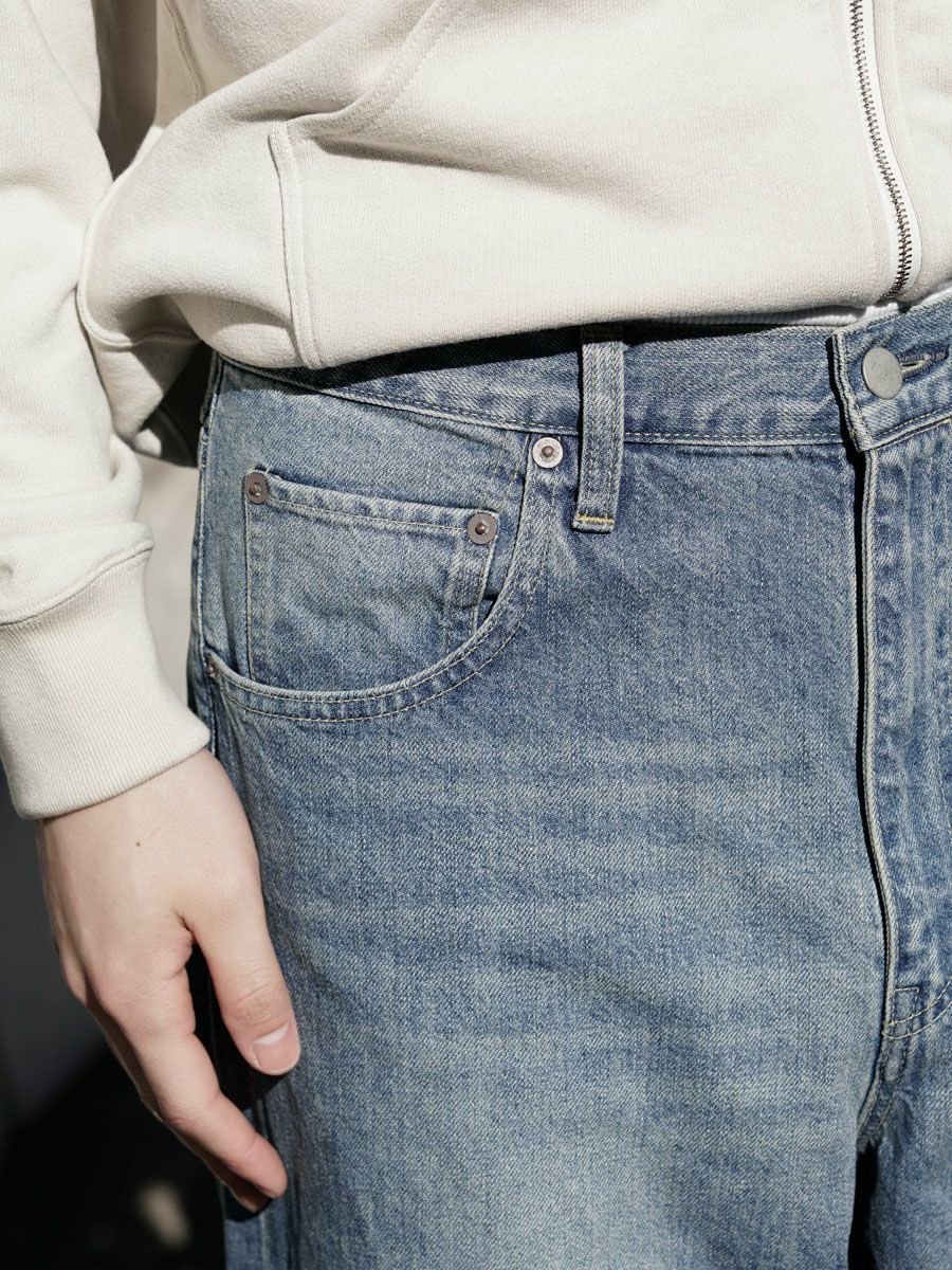 WIDE DENIM JEANS[INDIGO] | 1LDK (ワンエルディーケー) 公式サイト