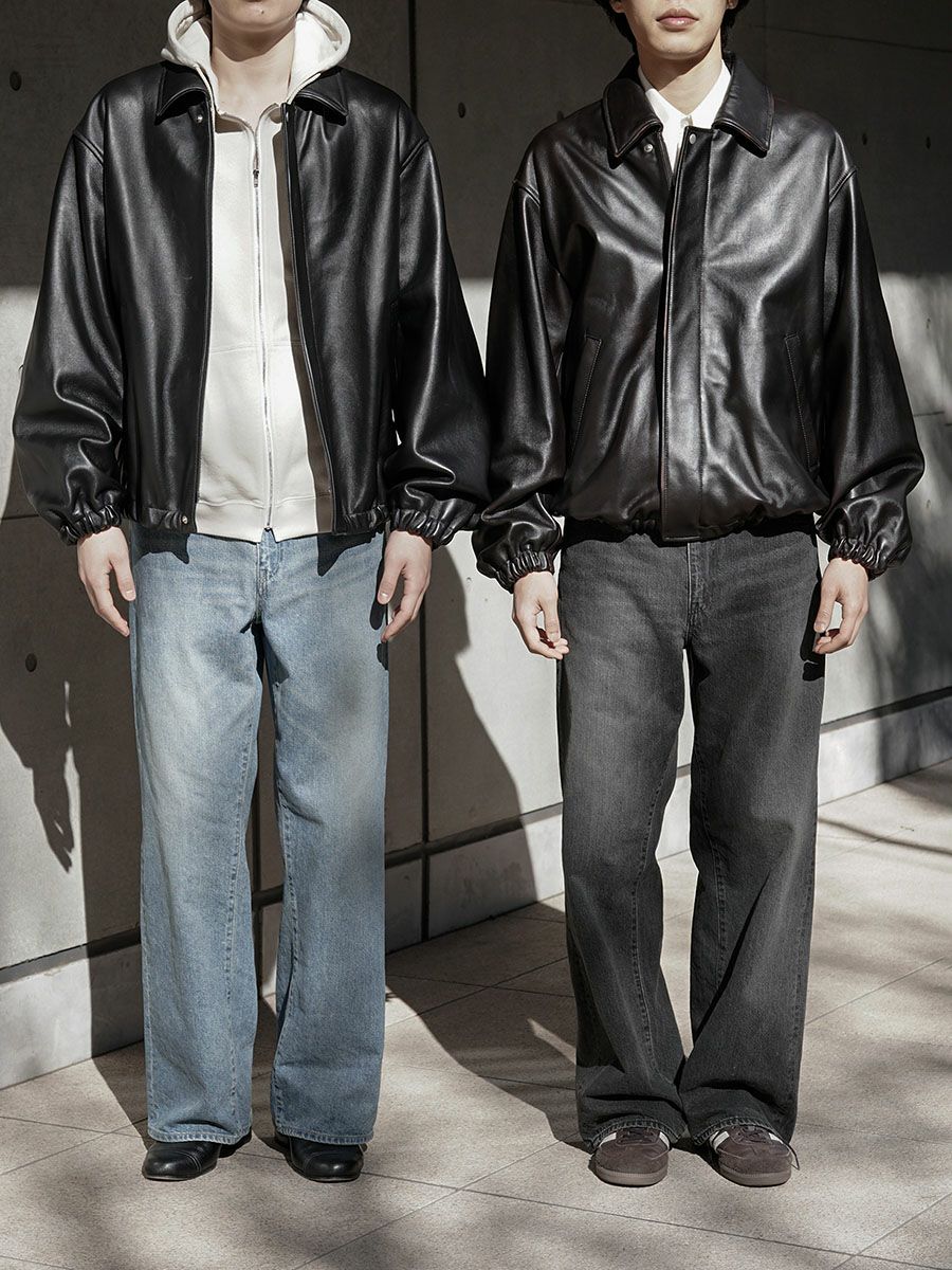 ジャケット・アウター SHEEP LEATHER ZIP SHORT JACKET L SHEEP LEATHER ZIP SHORT JACKET[DARK BROWN] | 1LDK (ワンエルディー