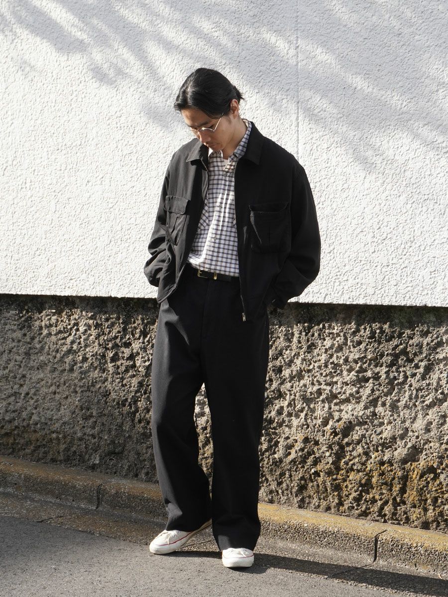 Unlikely Gabardine Sports Jacket[Black] | 1LDK (ワンエルディーケー