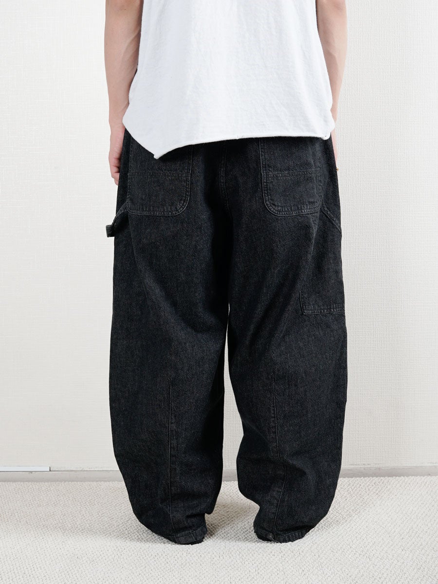 Double-Knee Balloon Painter Pants[BLACK] | 1LDK (ワンエルディー