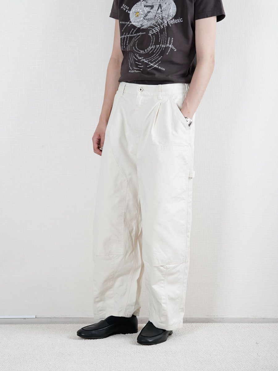 Double-Knee Balloon Painter Pants[OFF WHITE] | 1LDK (ワンエル