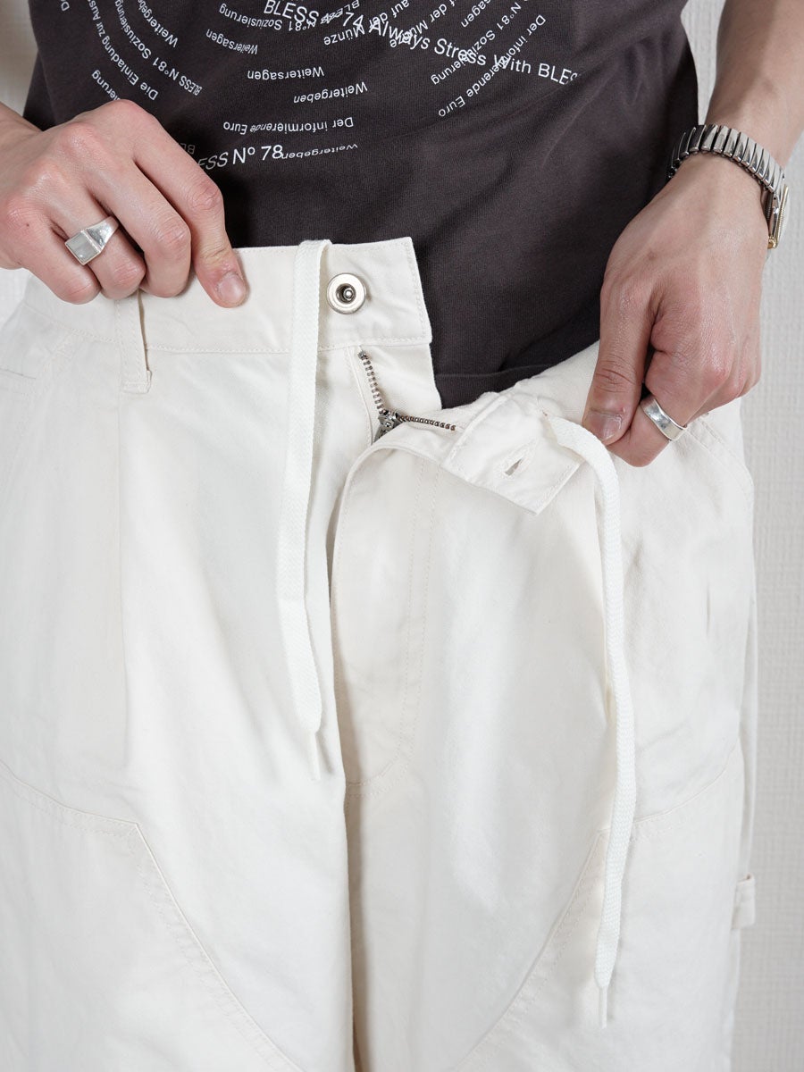 Double-Knee Balloon Painter Pants[OFF WHITE] | 1LDK (ワンエル