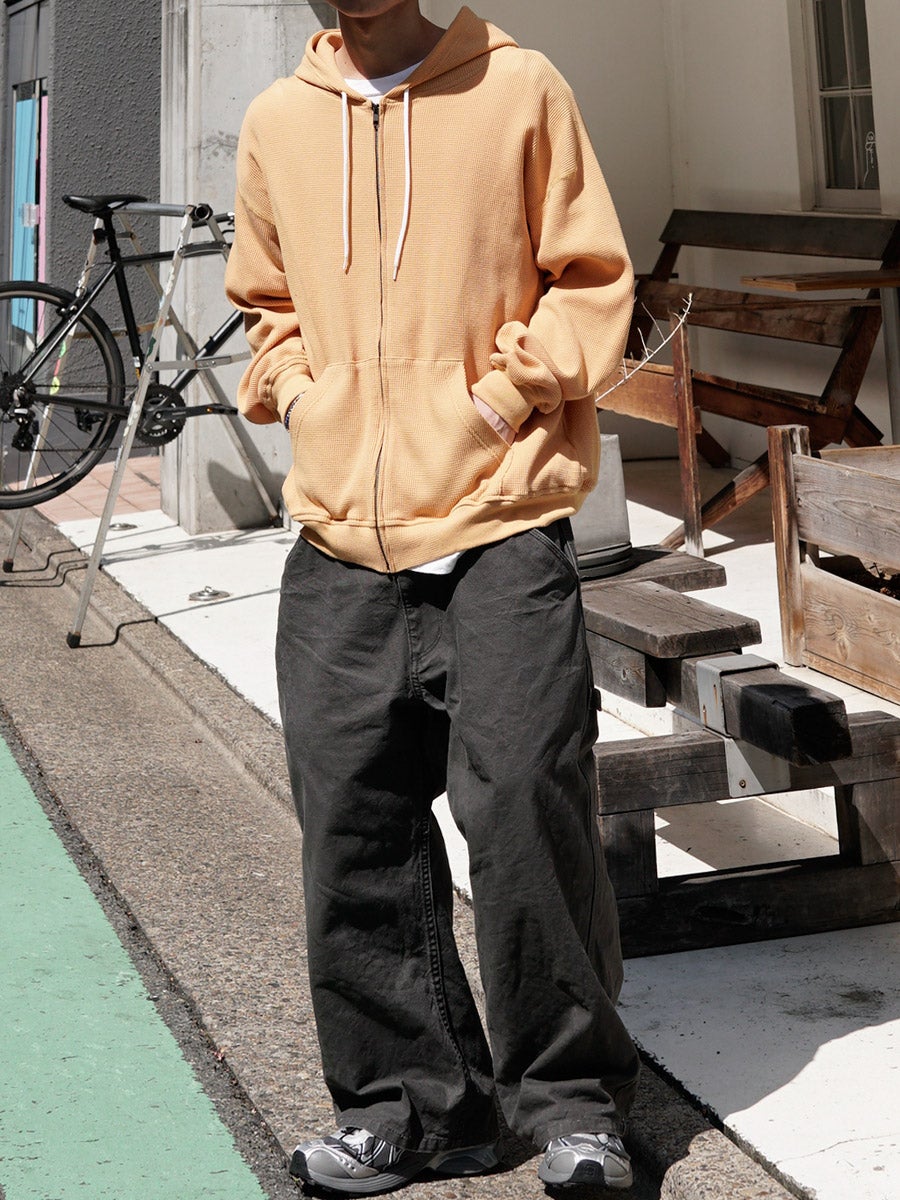 WAFFLE ZIP HOODIE[MUSTARD] | 1LDK (ワンエルディーケー) 公式サイト