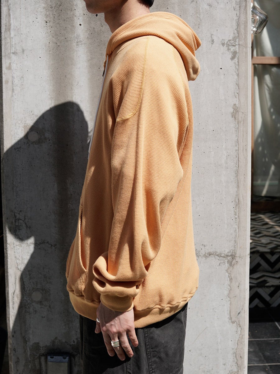 WAFFLE ZIP HOODIE[MUSTARD] | 1LDK (ワンエルディーケー) 公式サイト