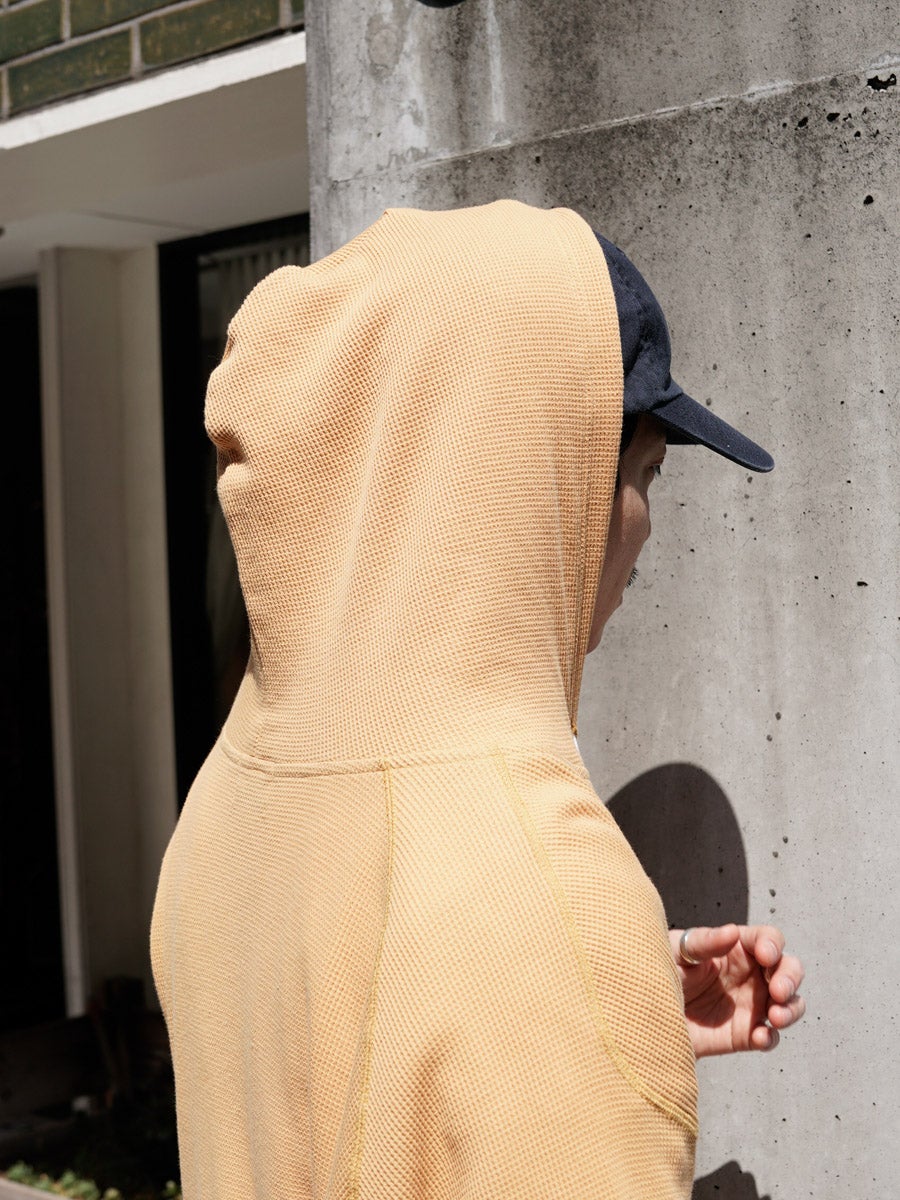 WAFFLE ZIP HOODIE[MUSTARD] | 1LDK (ワンエルディーケー) 公式サイト
