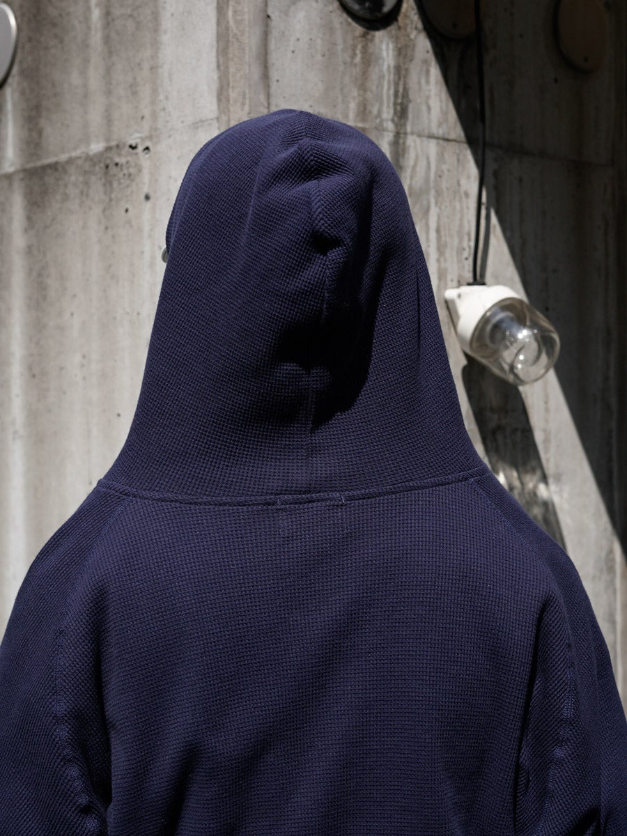 WAFFLE ZIP HOODIE[NAVY] | 1LDK (ワンエルディーケー) 公式サイト
