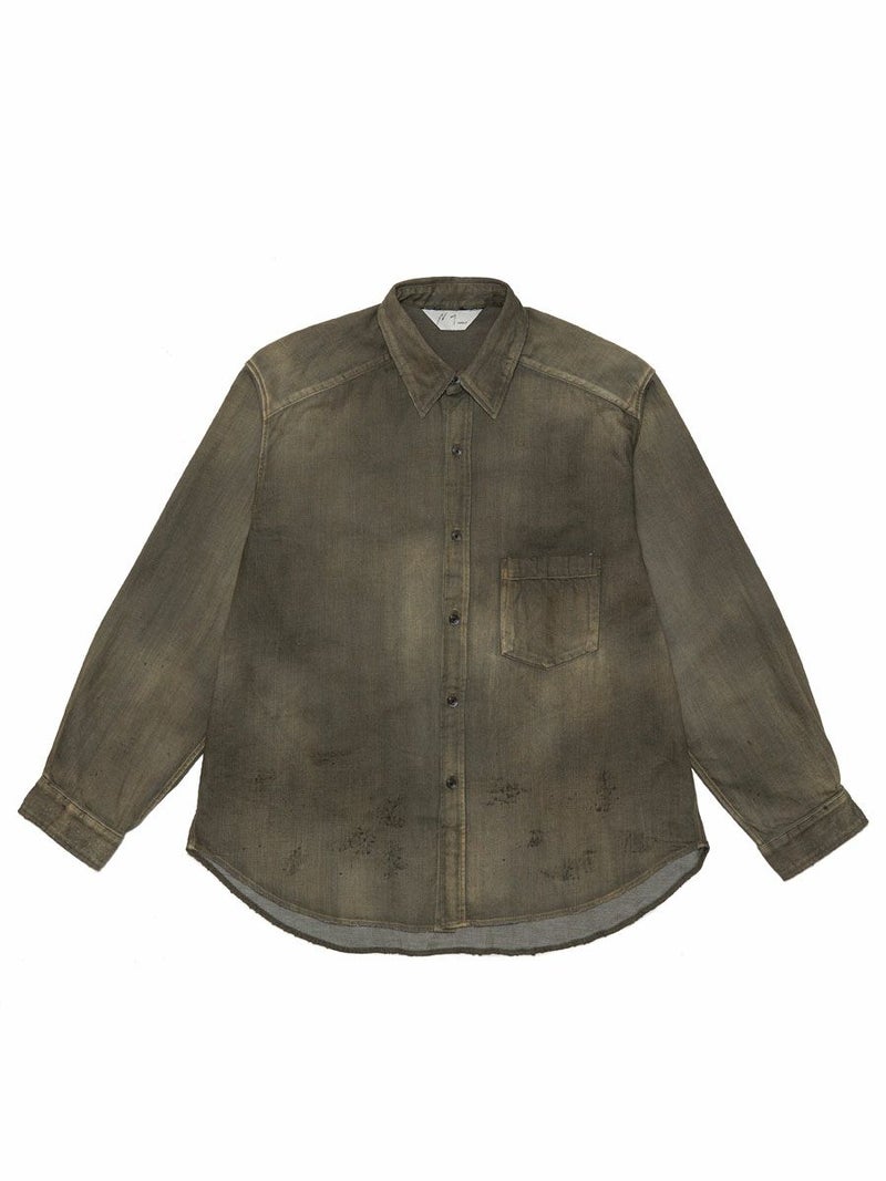 DENIM DRESS SHIRT EX[KHAKI] | 1LDK (ワンエルディーケー) 公式サイト