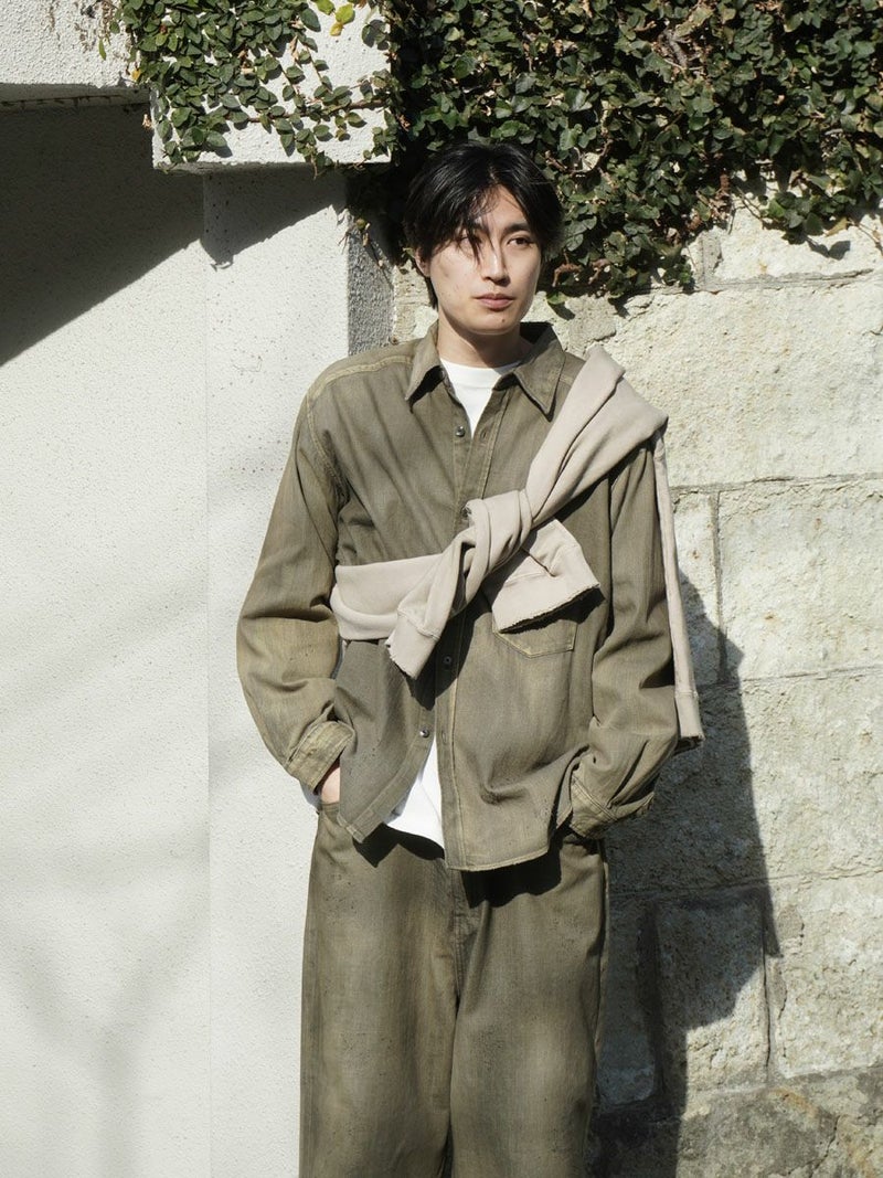 DENIM DRESS SHIRT EX[KHAKI] | 1LDK (ワンエルディーケー) 公式サイト