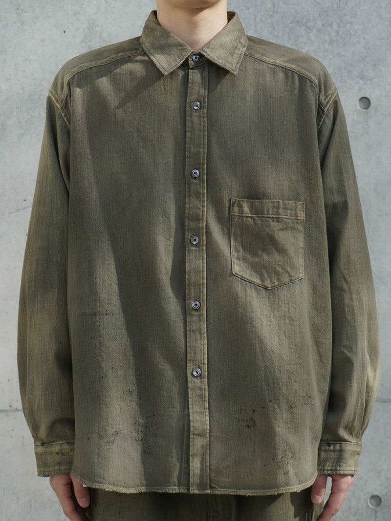 DENIM DRESS SHIRT EX[KHAKI] | 1LDK (ワンエルディーケー) 公式サイト