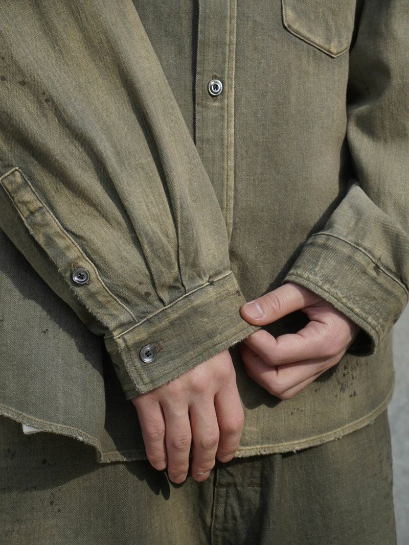 DENIM DRESS SHIRT EX[KHAKI] | 1LDK (ワンエルディーケー) 公式サイト