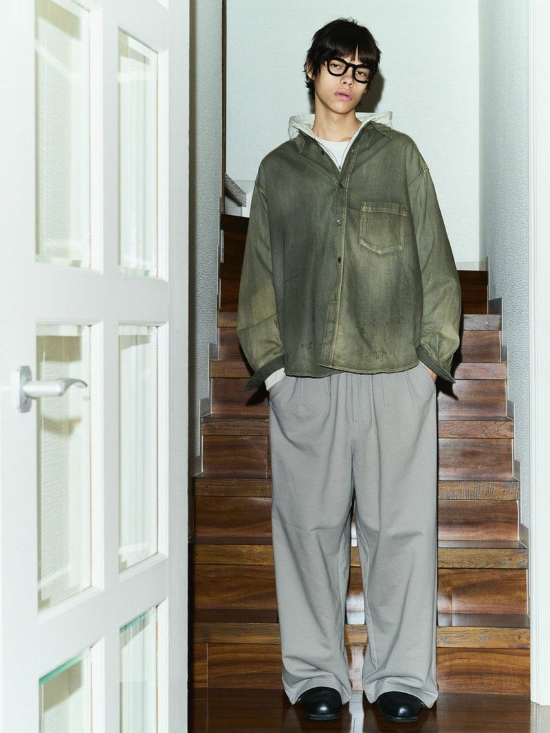 DENIM DRESS SHIRT EX[KHAKI] | 1LDK (ワンエルディーケー) 公式サイト