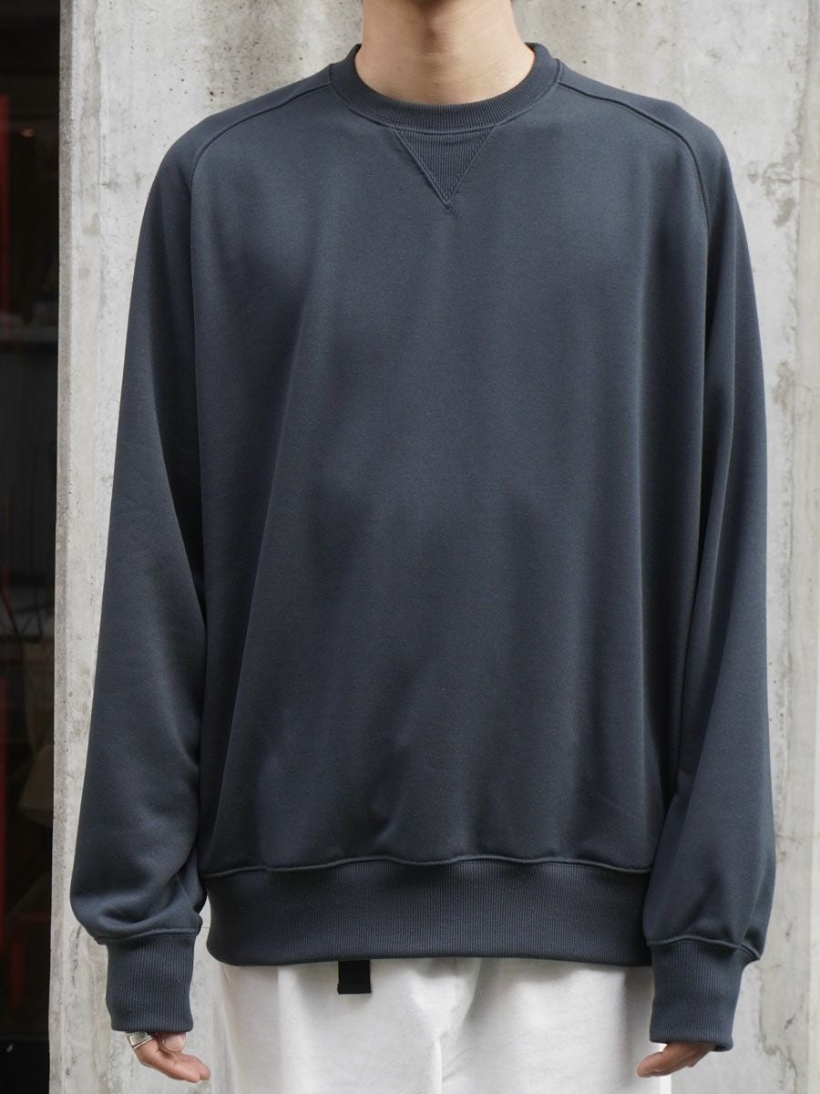 TECH SWEAT CREW FREEDOM SLEEVE[INK BLACK] | 1LDK (ワンエルディー