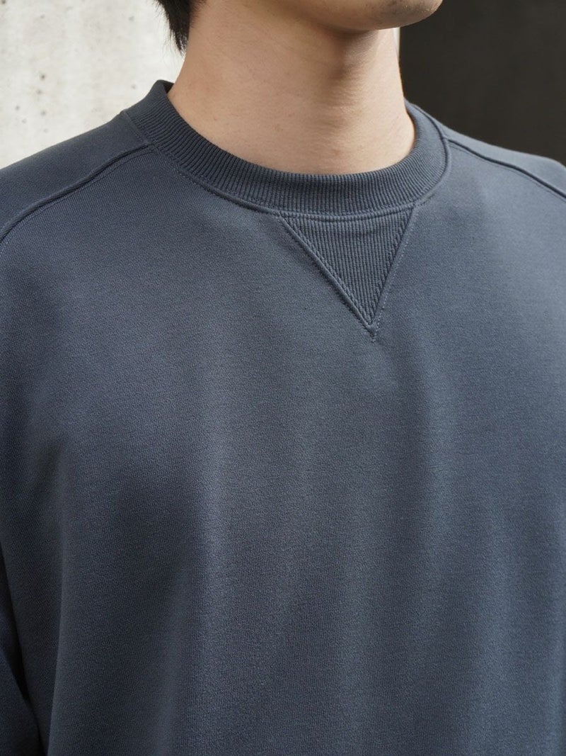 TECH SWEAT CREW FREEDOM SLEEVE[INK BLACK] | 1LDK (ワンエルディー 