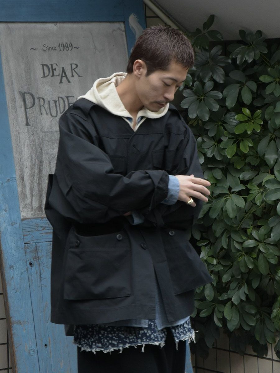 最終値下げ　ACLENT Wrinkle military jacket HAOLI MILITARY : JACKET[BLACK] | 1LDK (ワンエルディーケー) 公式サイト
