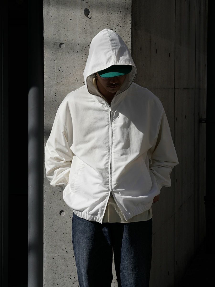 36G Nylon Hoodie[WHITE DYE] | 1LDK (ワンエルディーケー) 公式サイト