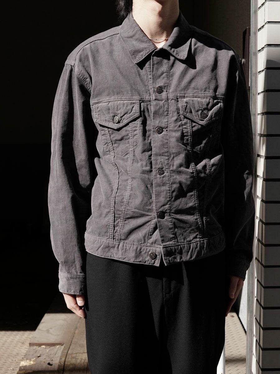 Cotton Corduroy T-3 Jacket[GREY] | 1LDK (ワンエルディーケー) 公式