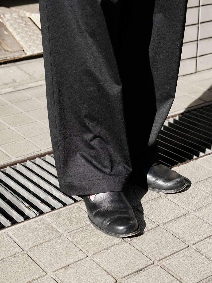 36G Wool Trousers[BLACK] | 1LDK (ワンエルディーケー) 公式サイト
