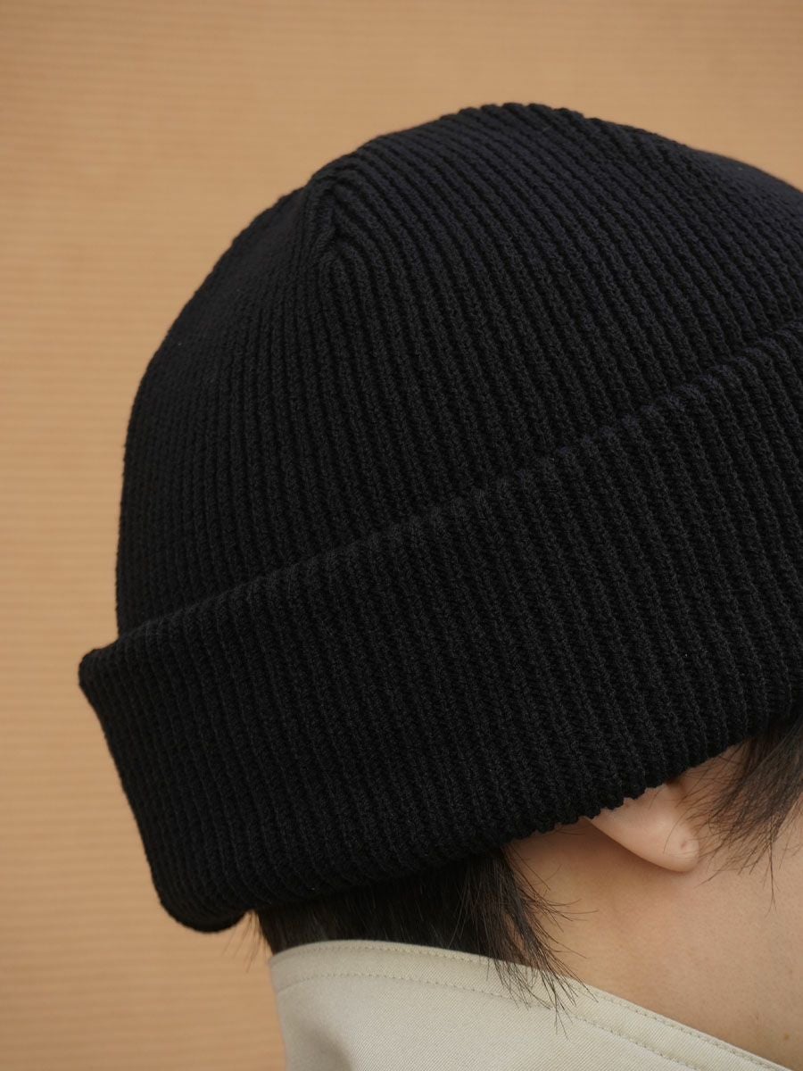KNIT BIG WATCH CAP[BLACK] | 1LDK (ワンエルディーケー) 公式サイト