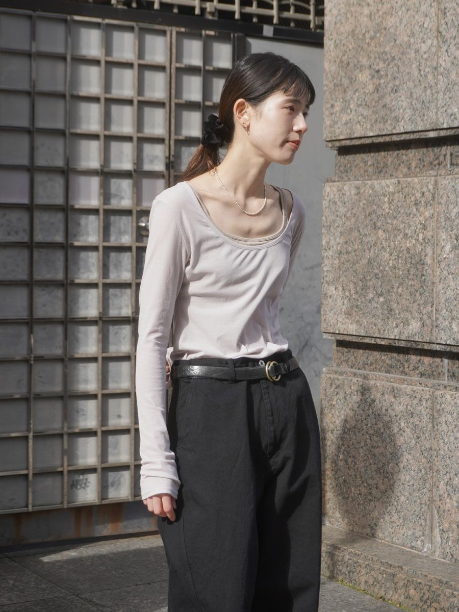 トップス Tu es mon Tresor U-Neck Top NAVY U-Neck Top[NAVY] | 1LDK (ワンエルディーケー) 公式サイト