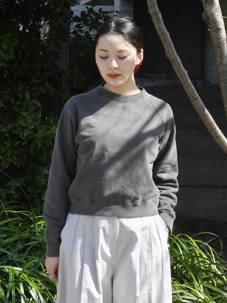 【別注】Roku 6 DYE SWEAT SHORT SLEEVE/スウェット GARMENT DYE SWEAT PULLOVER[SUMI] | 1LDK (ワンエルディーケー) 公式