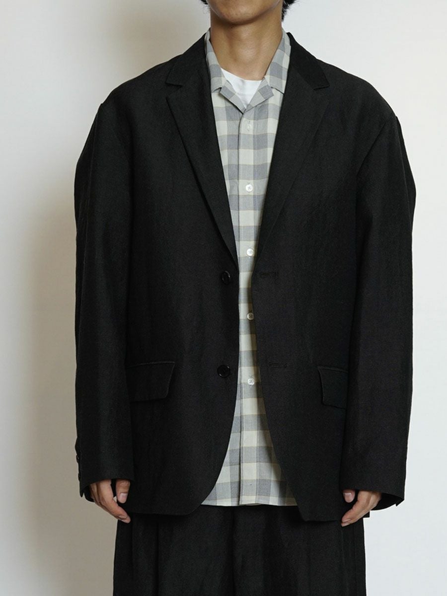 WOOL LINEN 2B JACKET[CHARCOAL] | 1LDK (ワンエルディーケー) 公式サイト