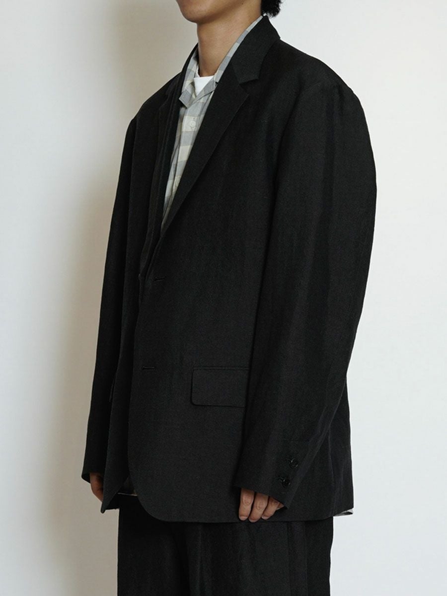 WOOL LINEN 2B JACKET[CHARCOAL] | 1LDK (ワンエルディーケー) 公式サイト