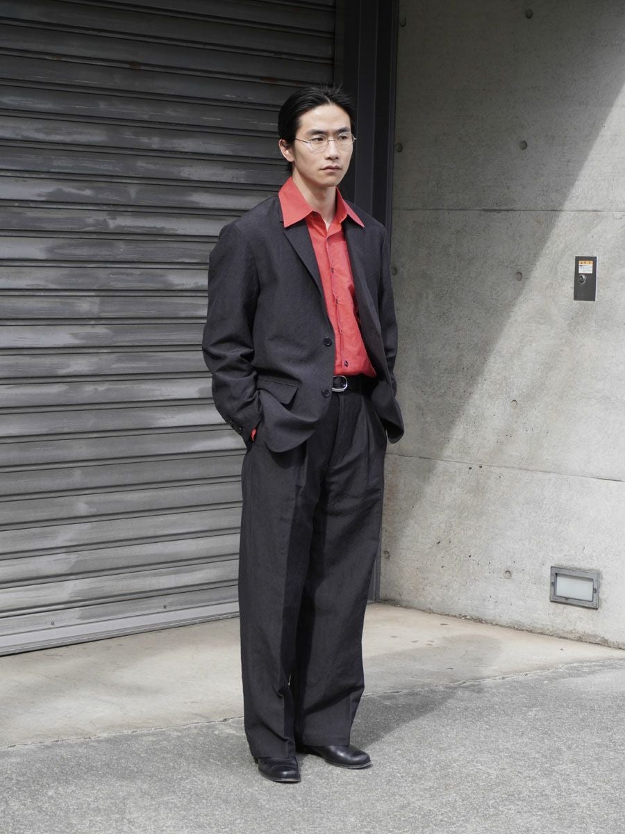 WOOL LINEN 2B JACKET[CHARCOAL] | 1LDK (ワンエルディーケー) 公式サイト