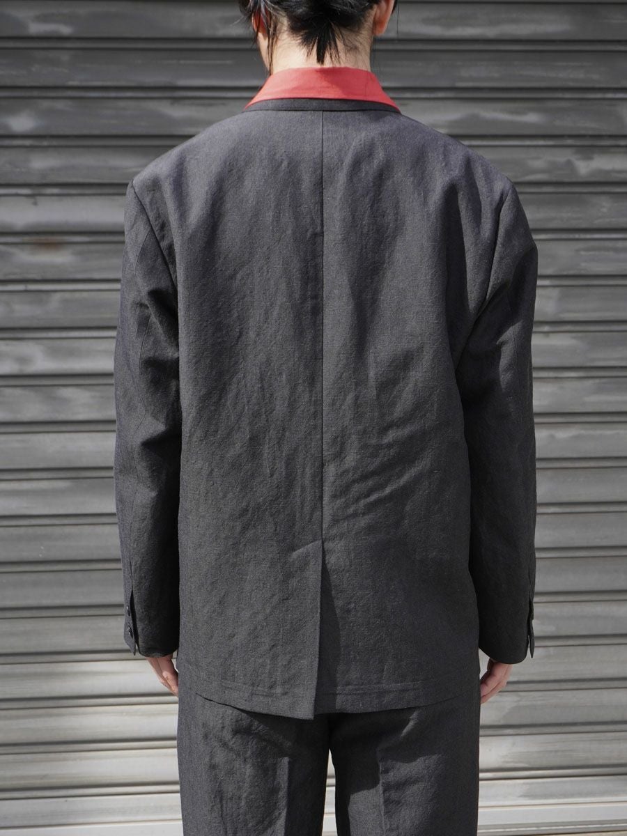 WOOL LINEN 2B JACKET[CHARCOAL] | 1LDK (ワンエルディーケー) 公式サイト