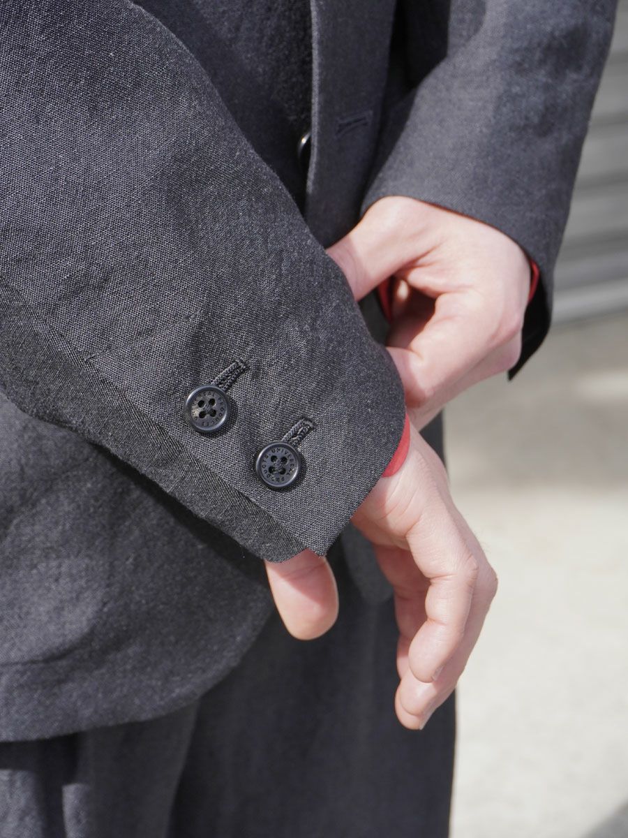 WOOL LINEN 2B JACKET[CHARCOAL] | 1LDK (ワンエルディーケー) 公式サイト