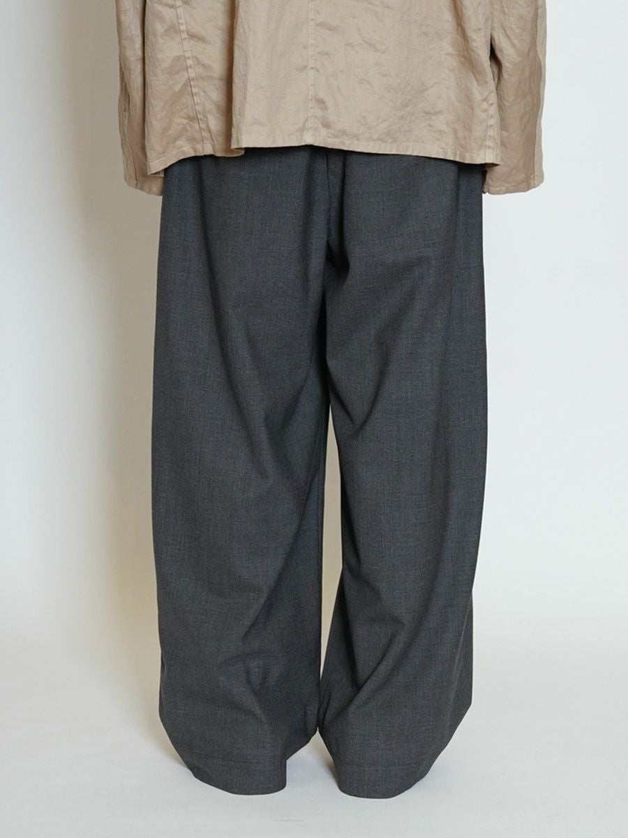 パンツ SUMMER WOOL WIDE TROUSERS SUMMER WOOL WIDE TROUSERS[GRAY] | 1LDK (ワンエルディーケー) 公式サイト