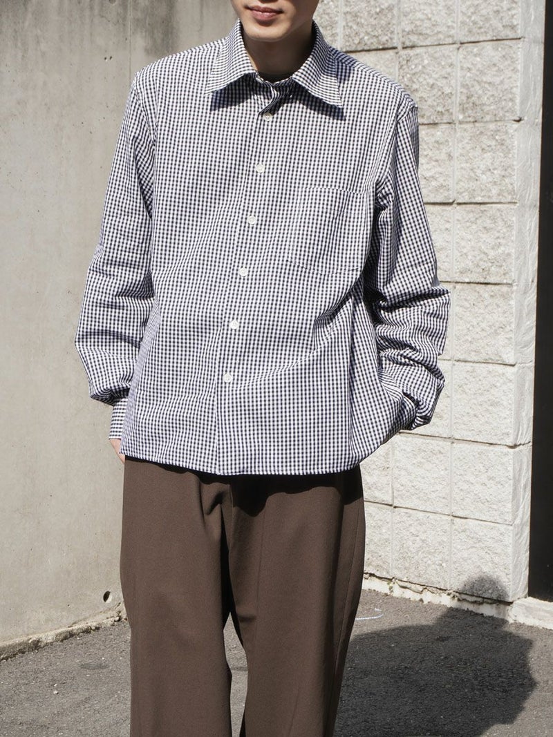 BLACK/WHITEGINGHAM CHECK CAMPO SHIRT[BLACK/WHITEGINGHAM CHECK 