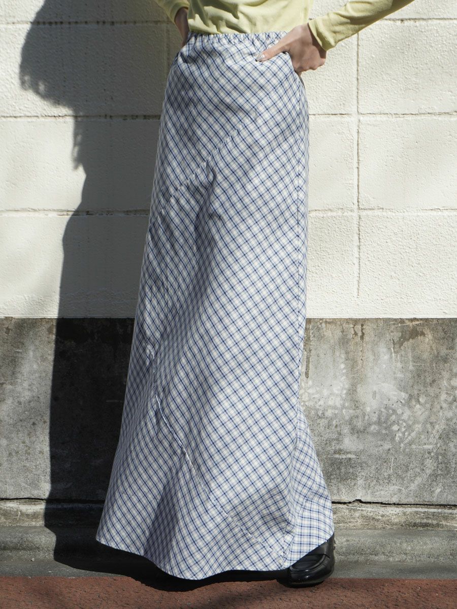 LARVA SKIRT[BLUECHECK] | 1LDK (ワンエルディーケー) 公式サイト