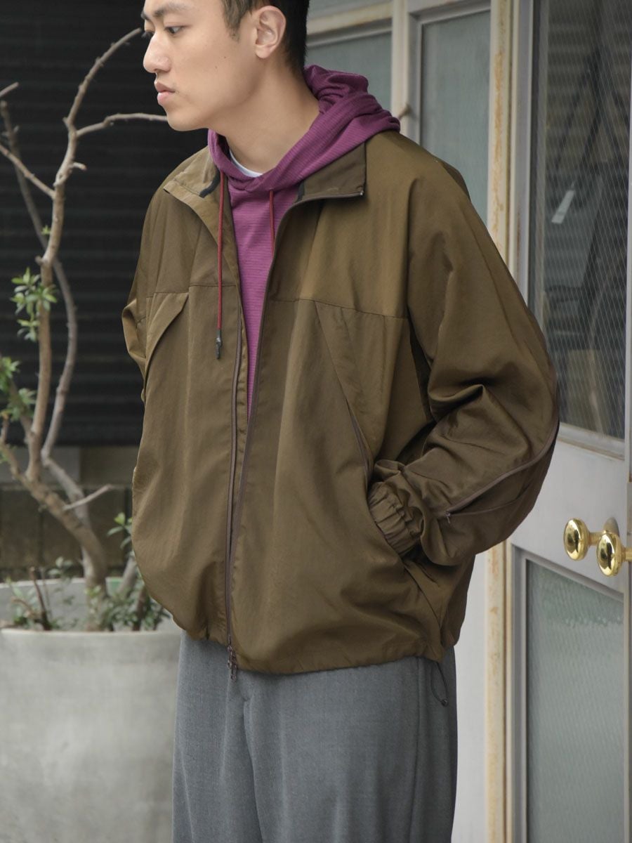 Ventilatied Nylon Blouson[BROWN] | 1LDK (ワンエルディーケー) 公式