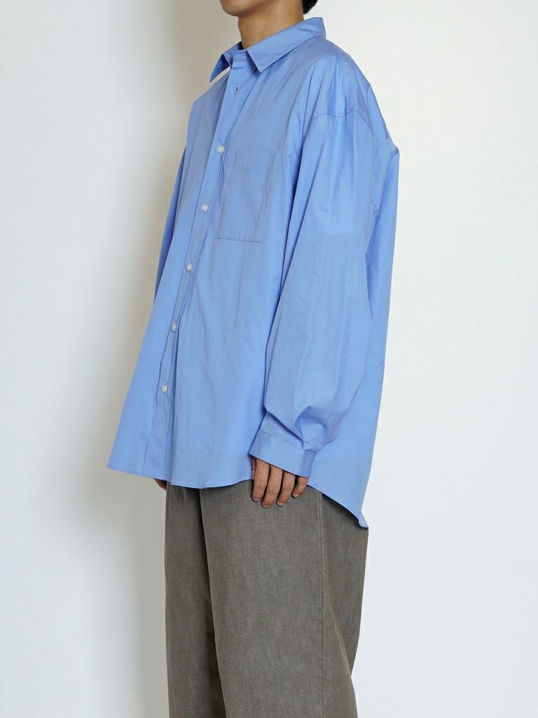 OVERSIZED L/S SHIRT[SAX] | 1LDK (ワンエルディーケー) 公式サイト