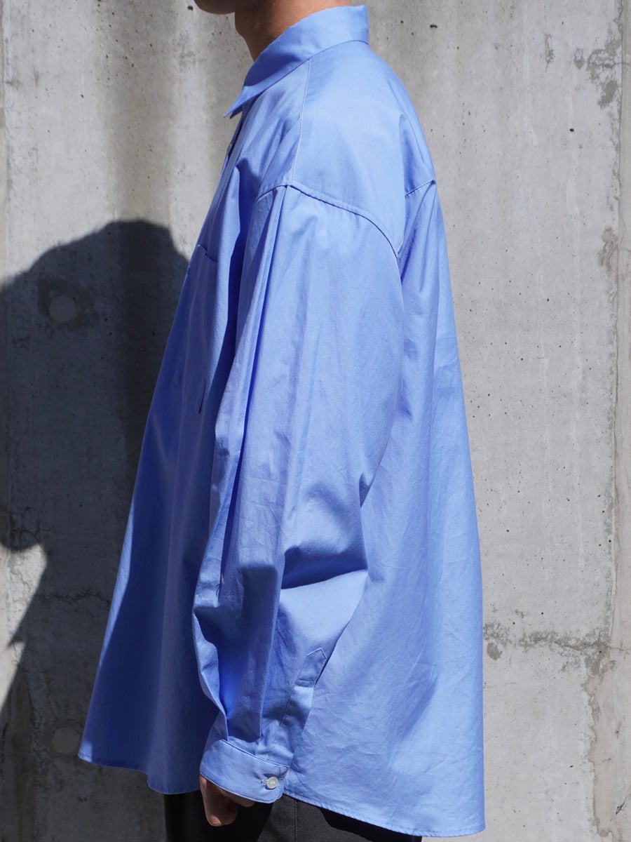 OVERSIZED L/S SHIRT[SAX] | 1LDK (ワンエルディーケー) 公式サイト