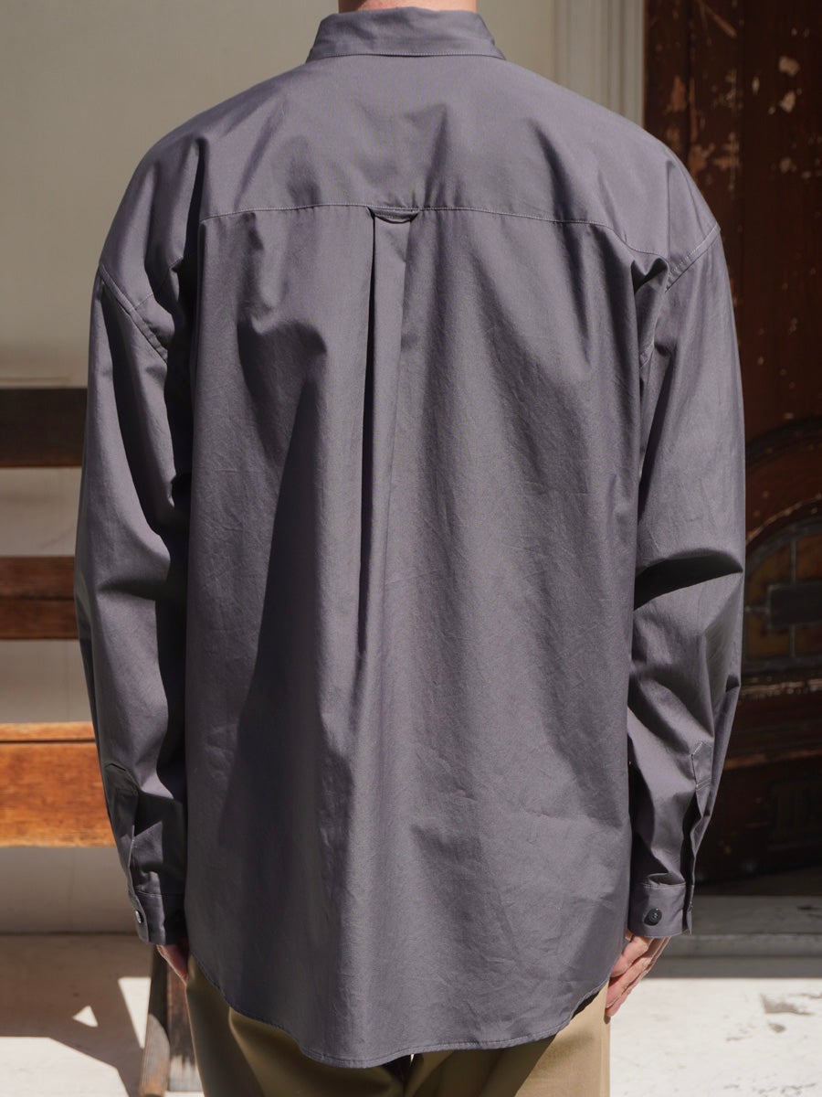 OVERSIZED L/S SHIRT[GRAY] | 1LDK (ワンエルディーケー) 公式サイト