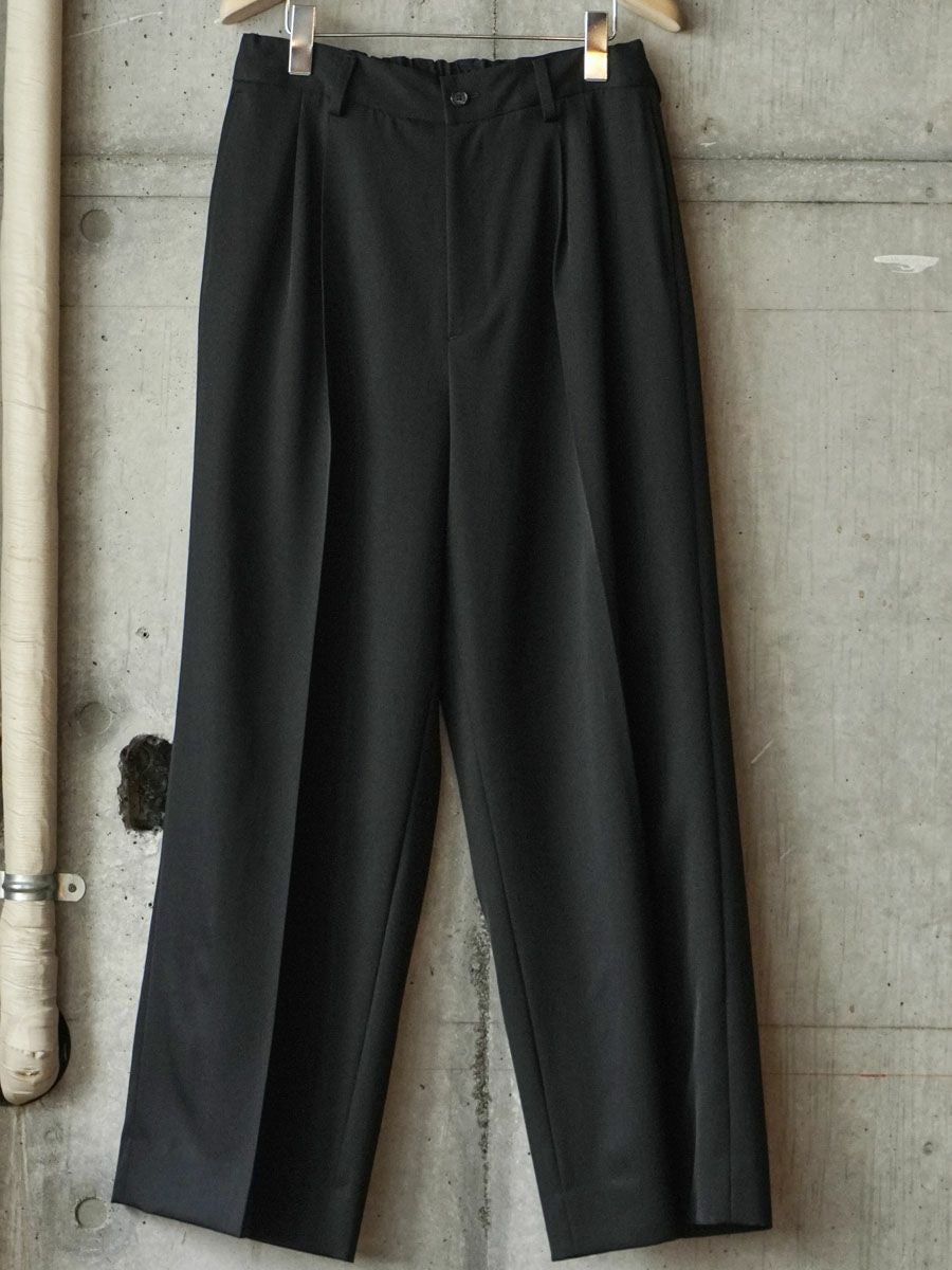 EASY LONG WIDE TROUSERS[BLACK] | 1LDK (ワンエルディーケー) 公式サイト