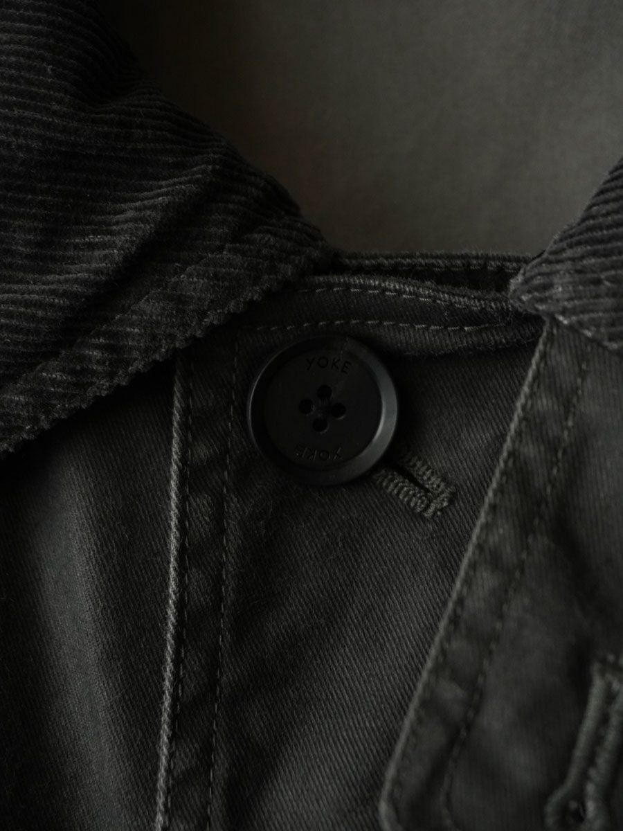 Corting Denim Work Half Coat[BLACK] | 1LDK (ワンエルディーケー