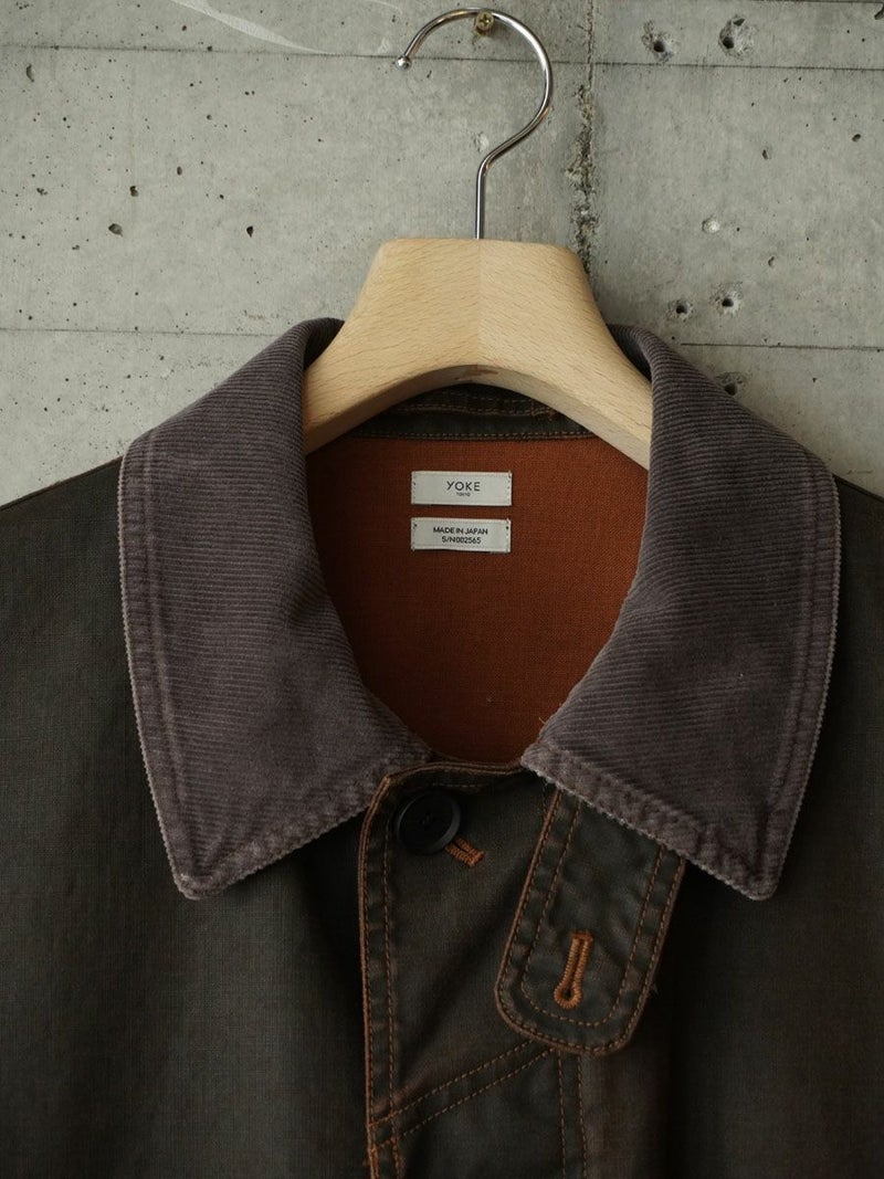 Corting Denim Work Half Coat[BROWN] | 1LDK (ワンエルディーケー 